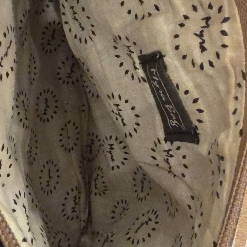 Brown and Blue Patterned Women's Bag - Picture 3 of 9